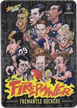 2015 Select AFL Champions - Firepower Team Checklists #AC6 Fremantle Dockers Front